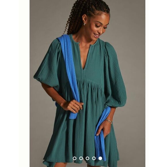 Anthropologie Sundry Boho Tunic Dress Size Medium - Picture 6 of 10
